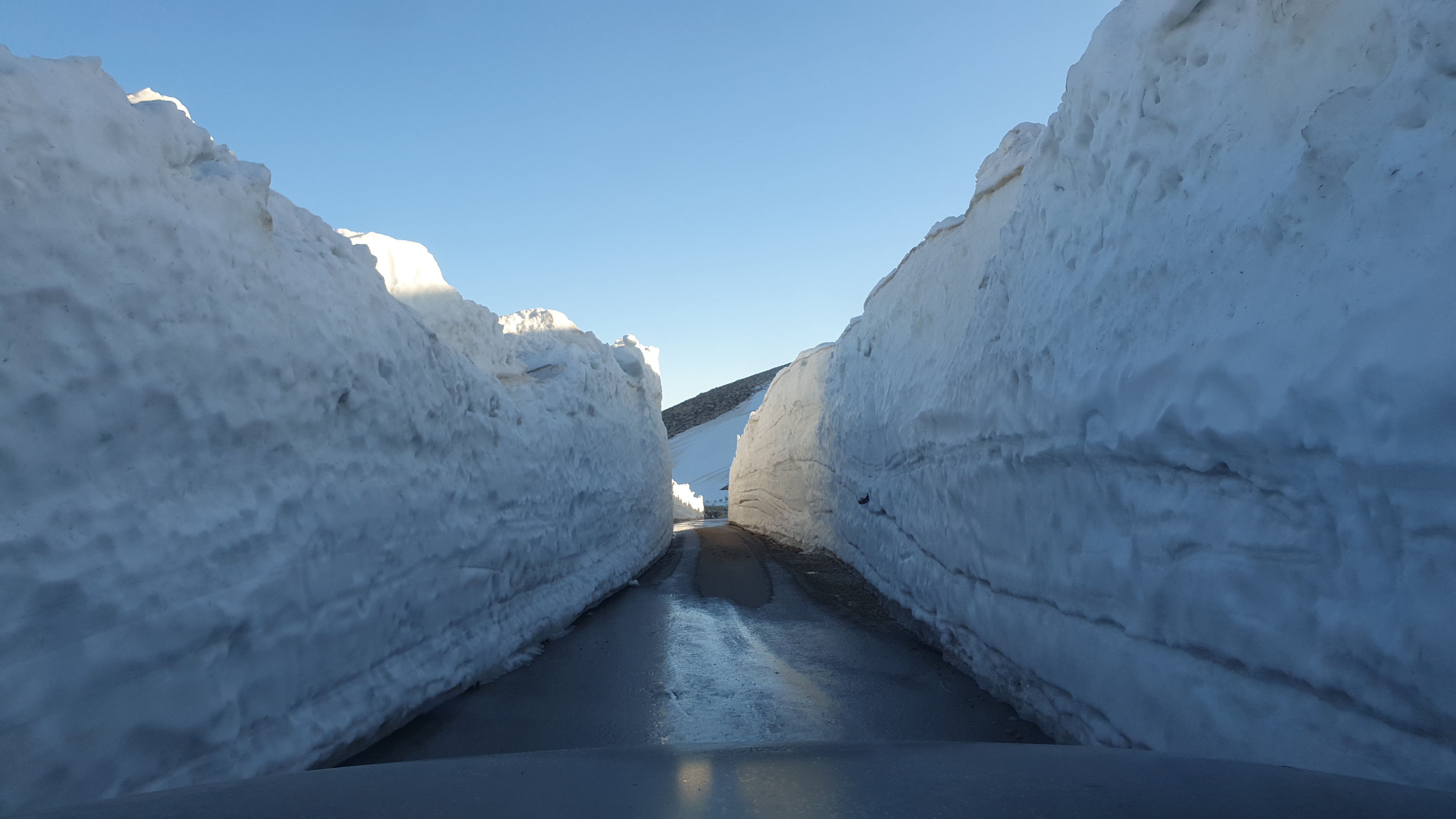Breaking Through Snow: Ainata–El Arz Road in Spring